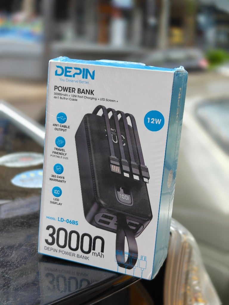 Depin Power Bank 30000mAh