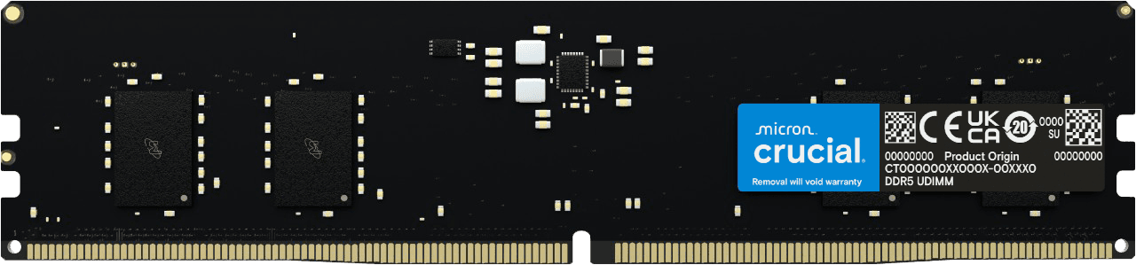 Crucial 32GB DDR5-5600 RAM — Desktop & Laptop — view 1