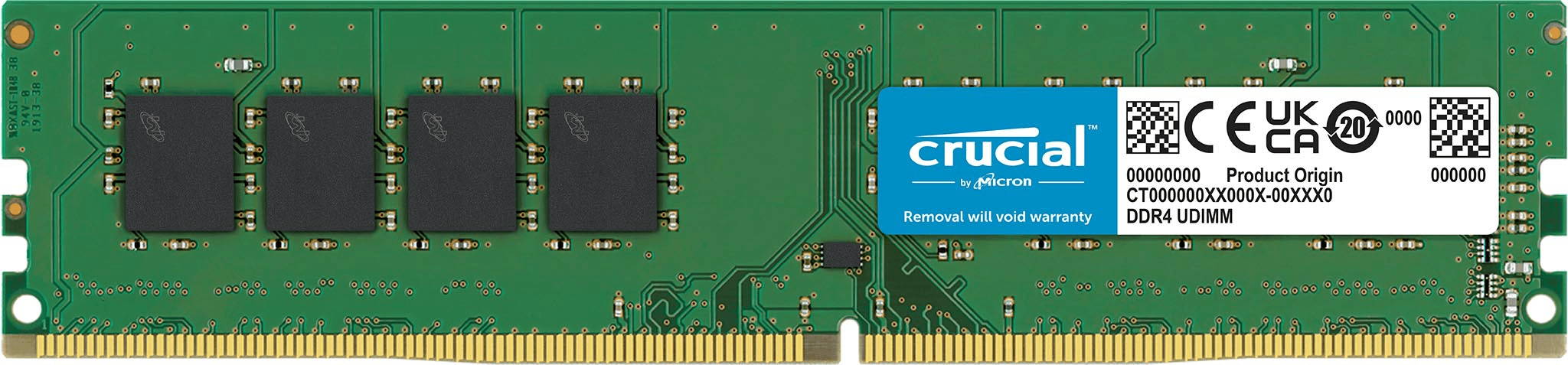 Crucial 8GB DDR4-3200 RAM — Desktop & Laptop — view 1