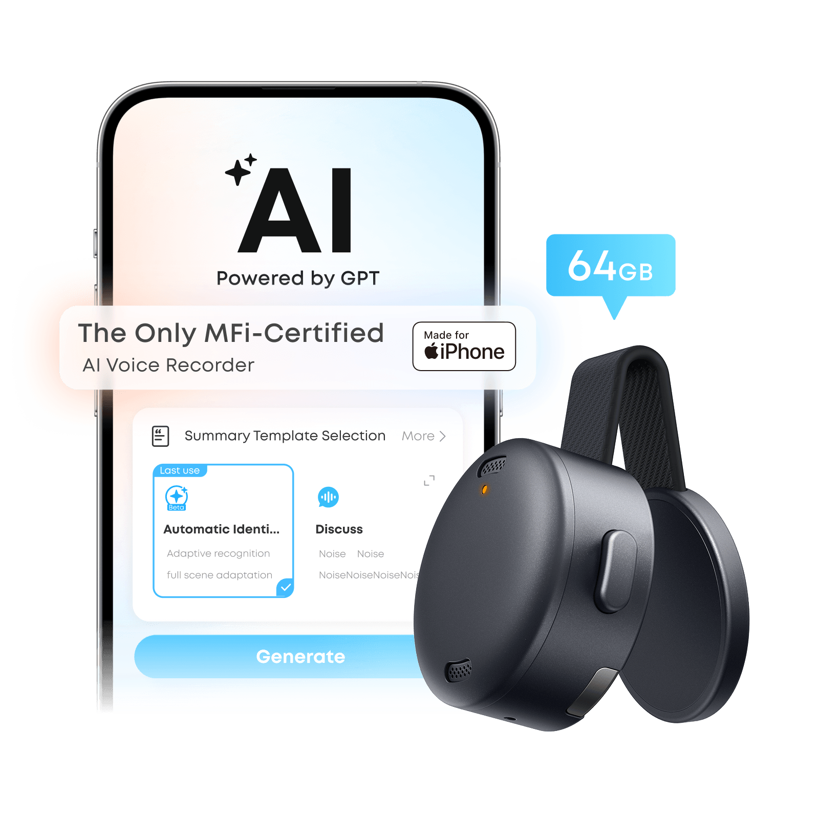 Anker Soundcore Work AI Voice Recorder