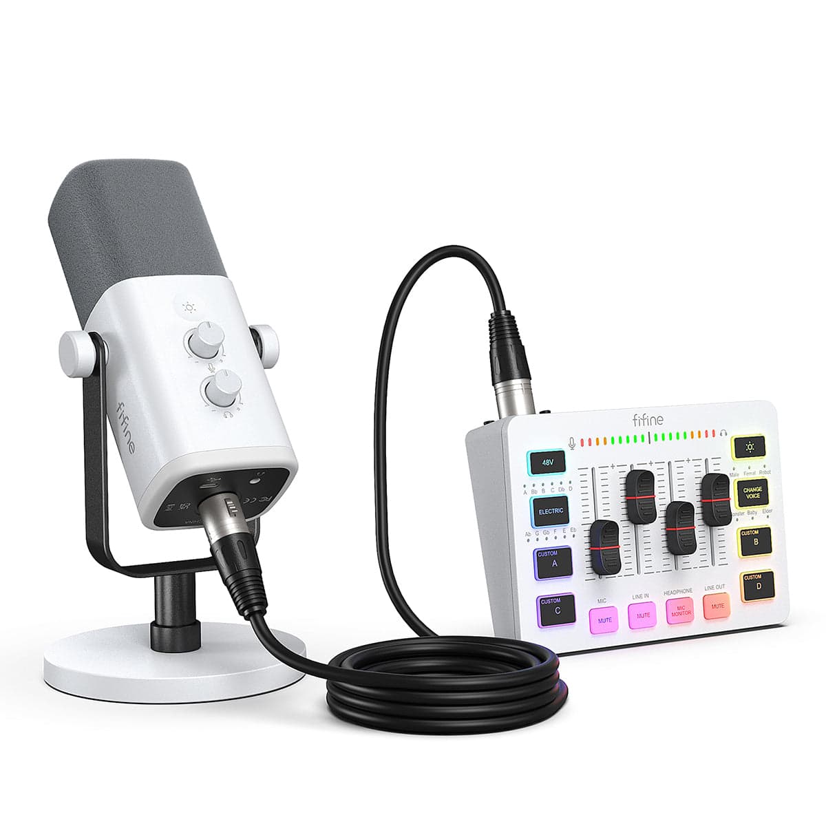 FIFINE AmpliGame KS5 Gaming Equipment Bundle, XLR/USB Microphone Set — view 5