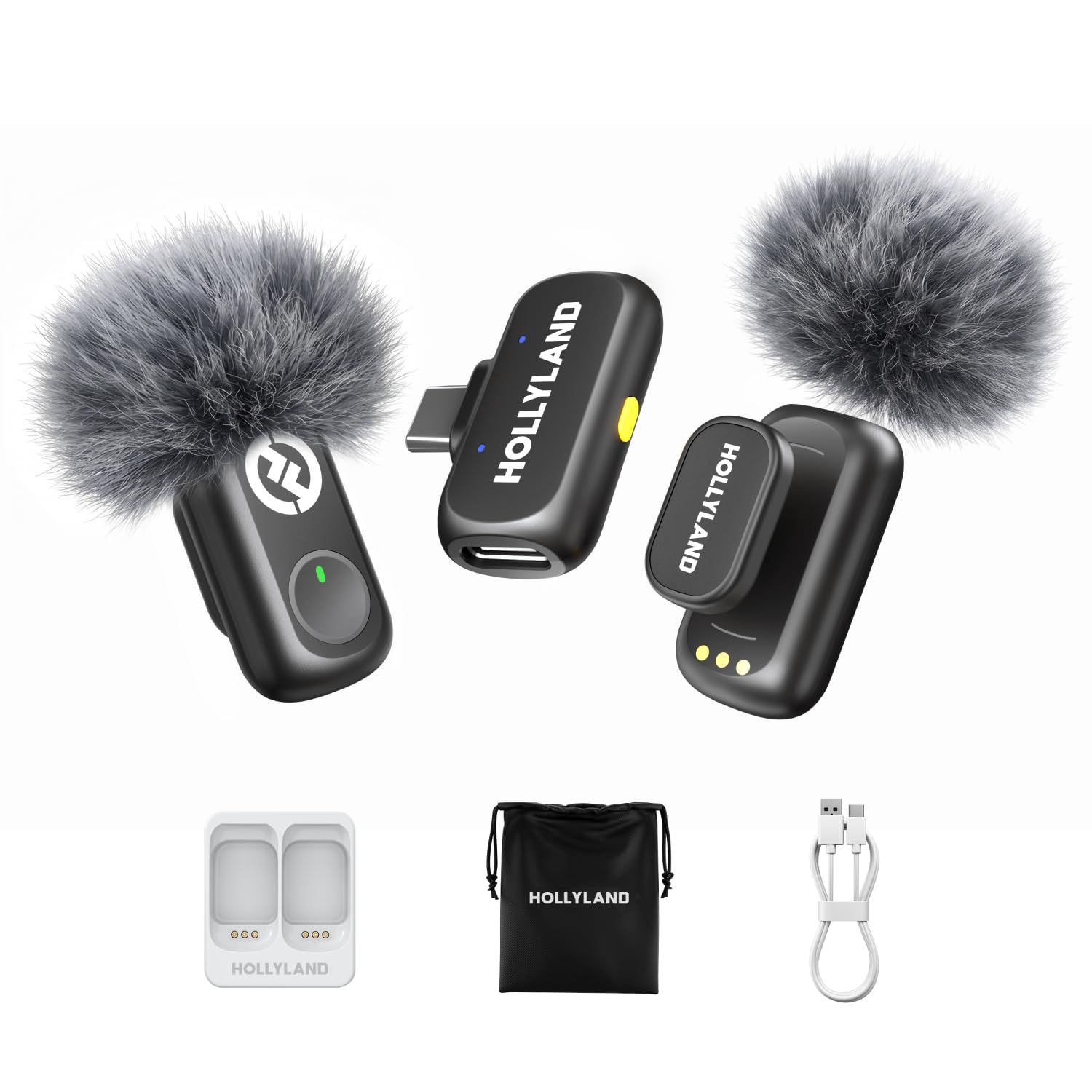 Hollyland LARK A1 Mini Duo Wireless Microphone (USB-C)