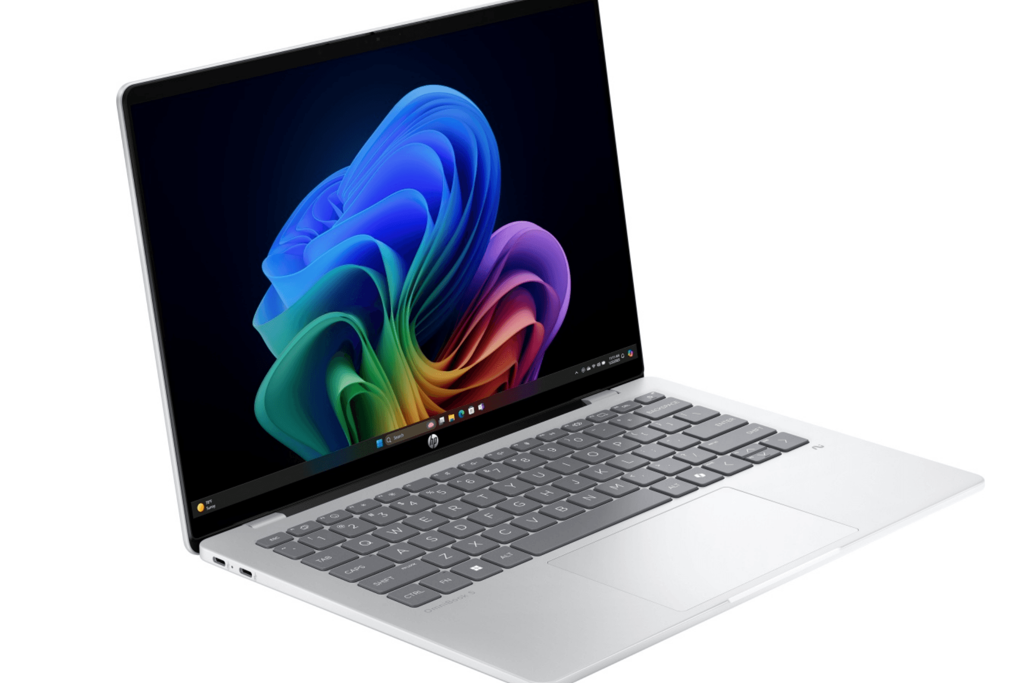 HP OmniBook 5 Next Gen AI Laptop | 14" 2K OLED | Snapdragon® X X1-26-100 | 16GB LPDDR5x RAM | 512GB SSD | Qualcomm® Adreno™ GPU | Win11