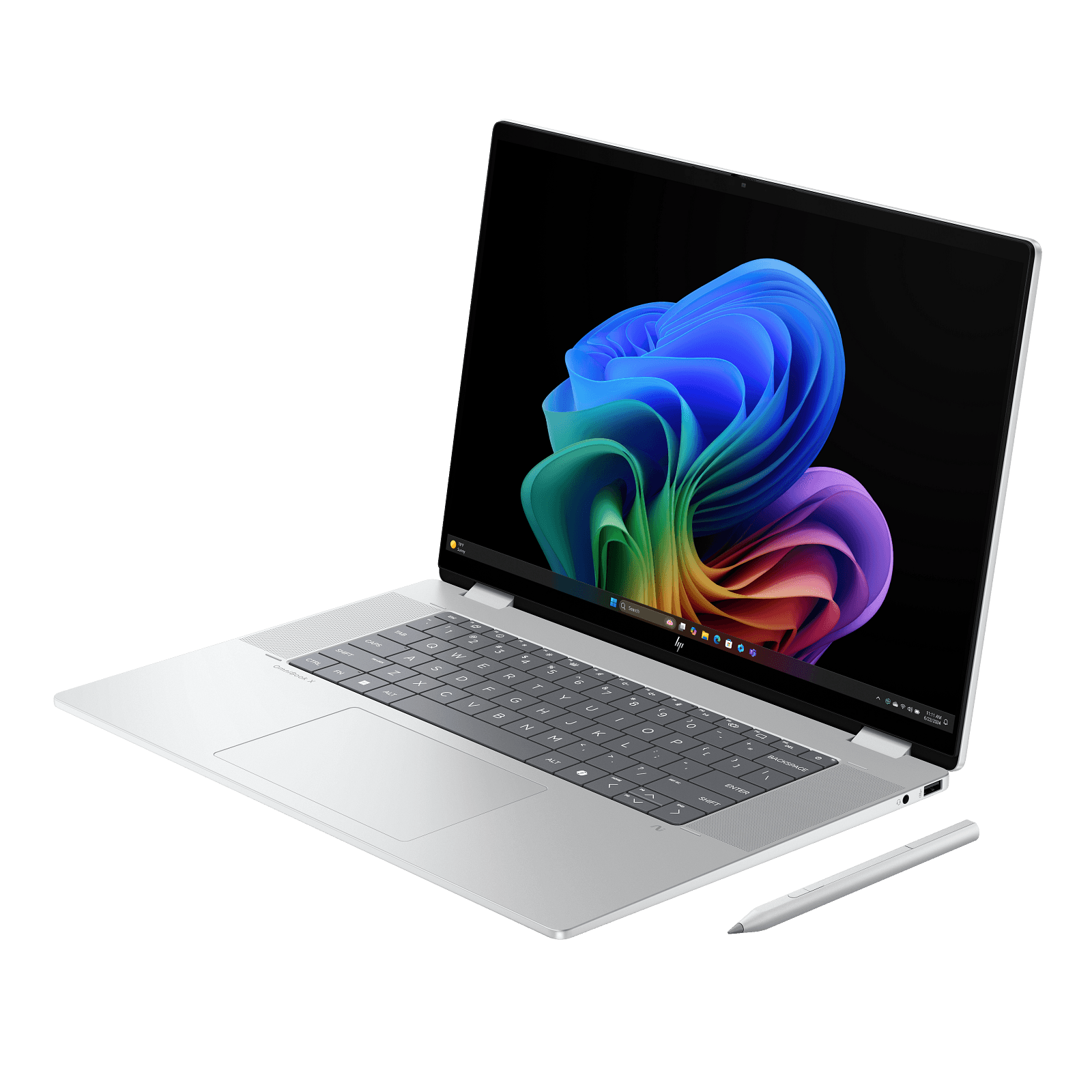 HP OmniBook X Flip 2-in-1 Laptop Next Gen AI Laptop 16-AS0001NE | 16" 3K OLED Touchscreen | Intel Core Ultra 7 258V | 32GB LPDDR5x RAM | 1TB SSD | Windows 11 — view 2