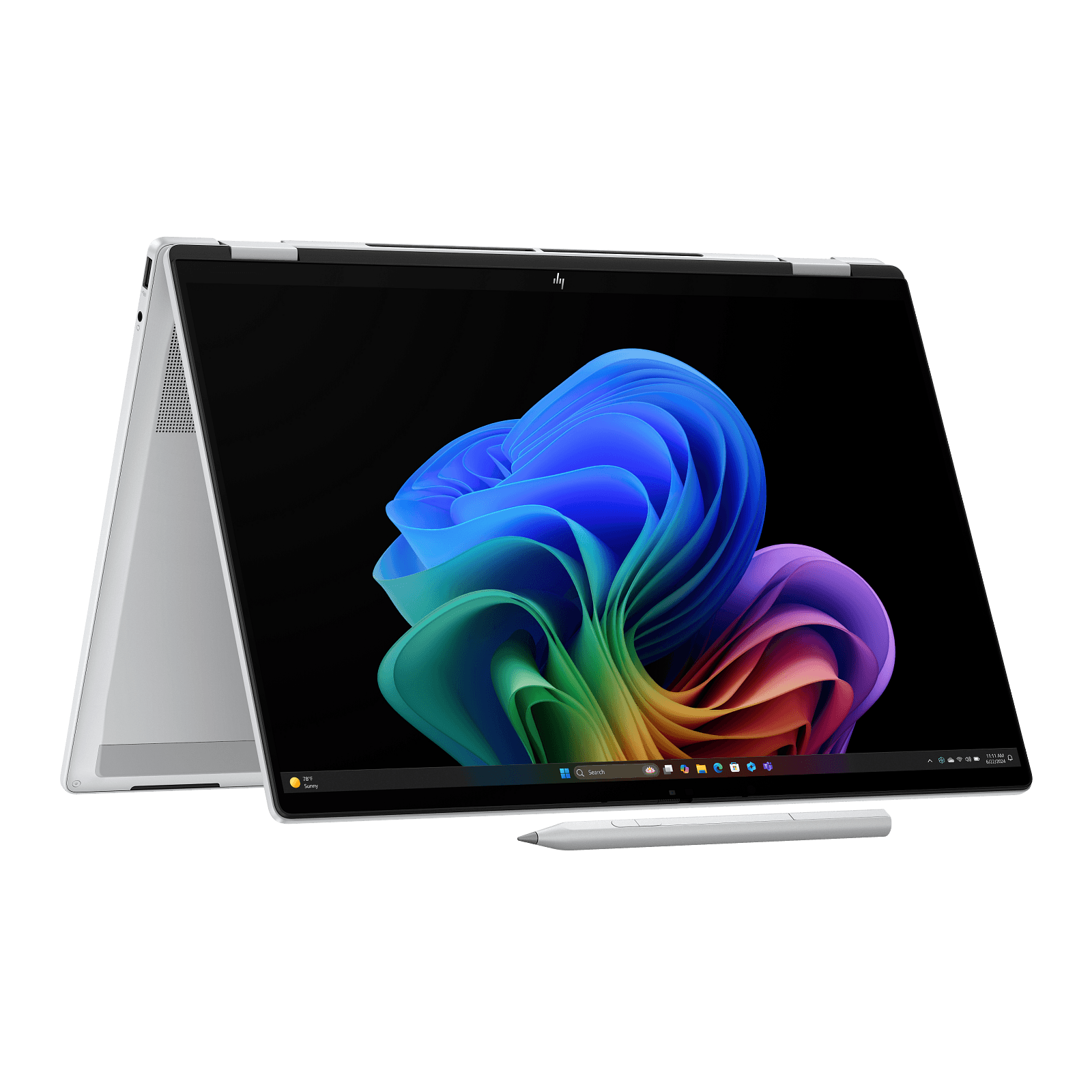HP OmniBook X Flip 2-in-1 Laptop Next Gen AI Laptop 16-AS0001NE | 16" 3K OLED Touchscreen | Intel Core Ultra 7 258V | 32GB LPDDR5x RAM | 1TB SSD | Windows 11 — view 4