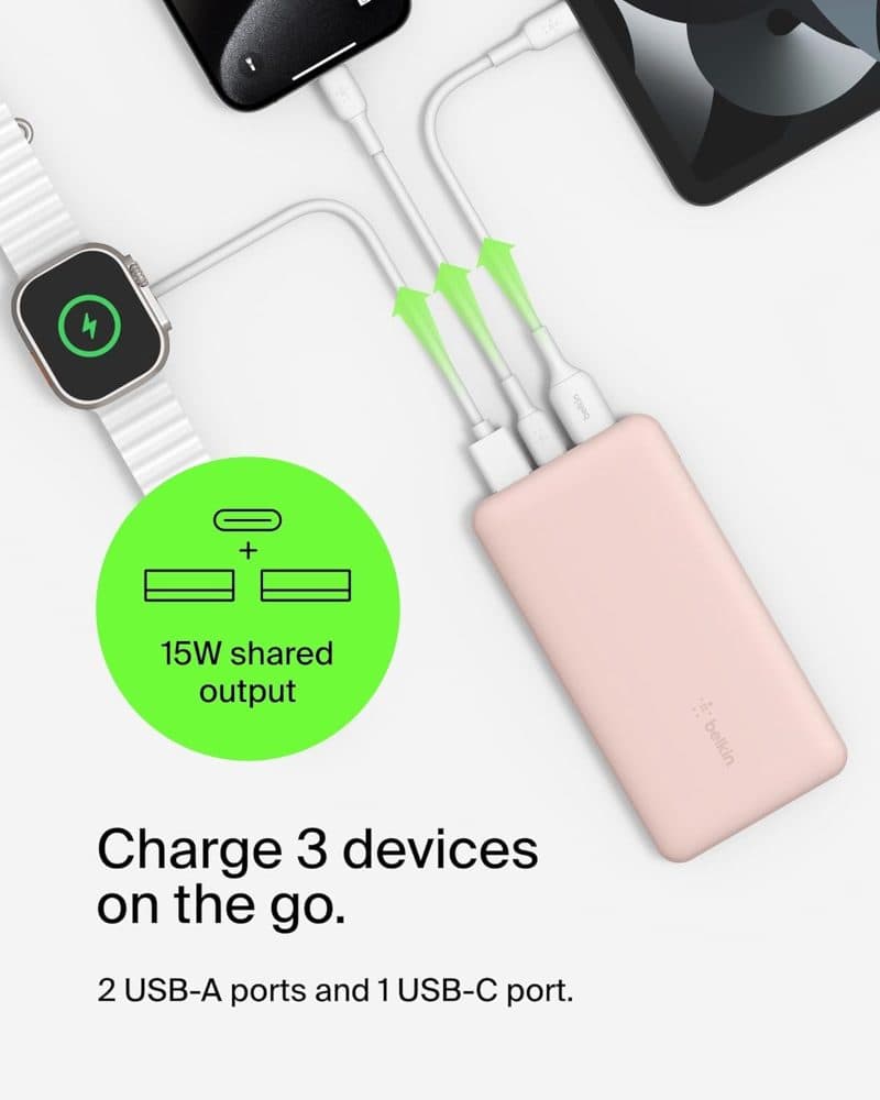 Belkin 10000mAh portable power bank — view 3