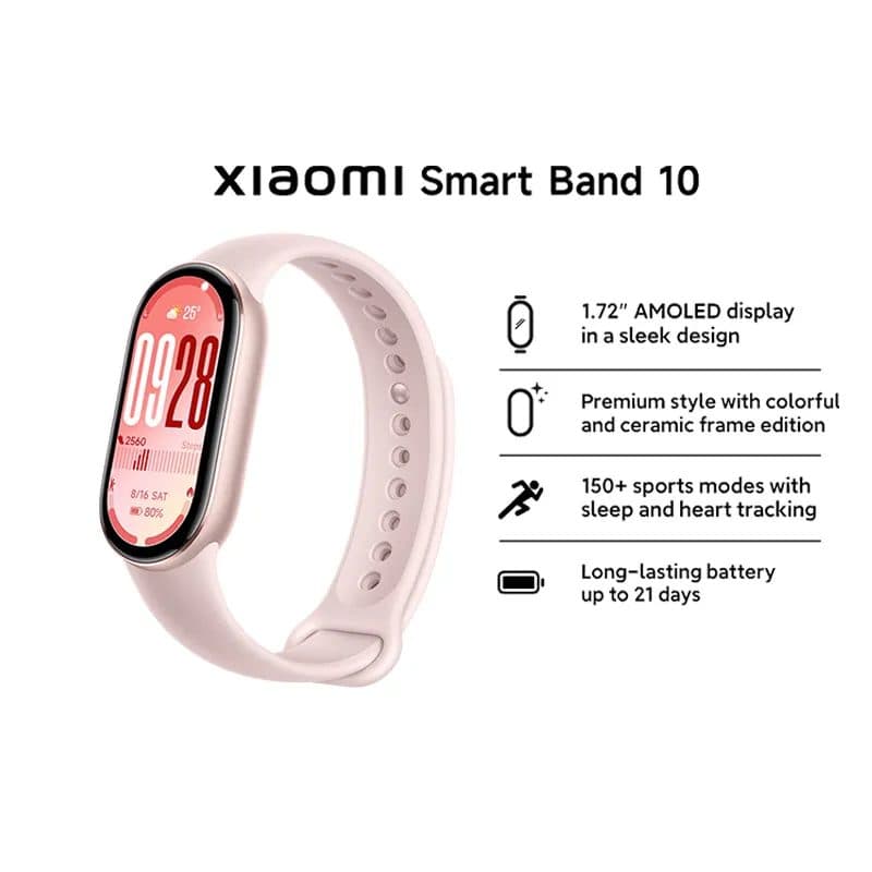 The Xiaomi Smart Band 10 — view 1