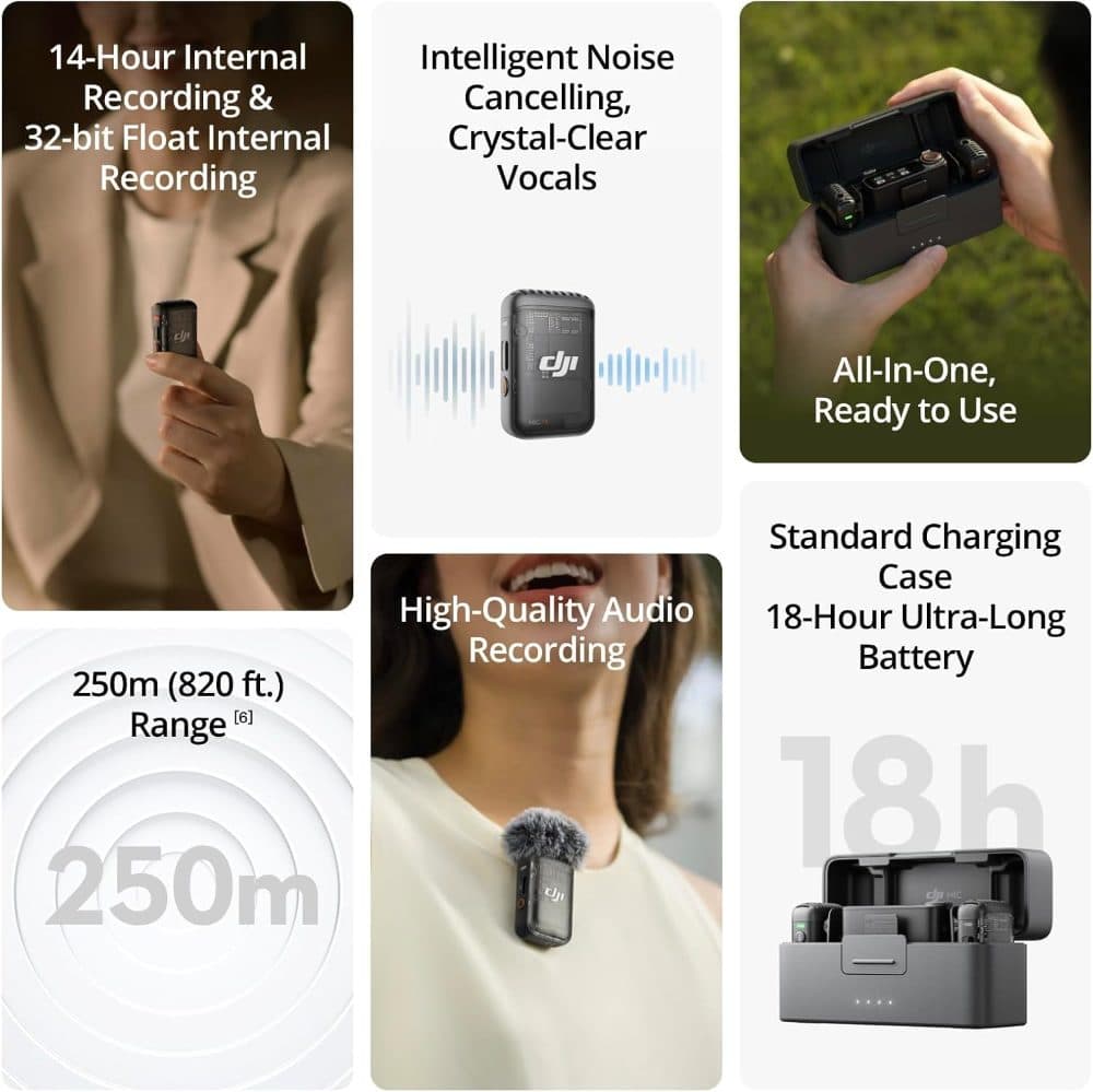 DJI Mic 2 (2 TX + 1 RX + Charging Case) — view 5