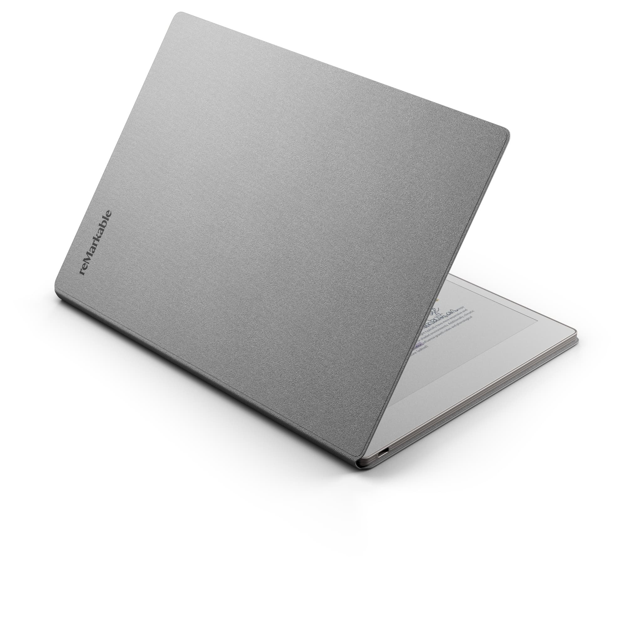 reMarkable Paper Pro Book Folio - The Official Book Folio for keeping your reMarkable Paper Pro & Marker Safe - Polymer Weave - Gray (Cover Only) — view 4