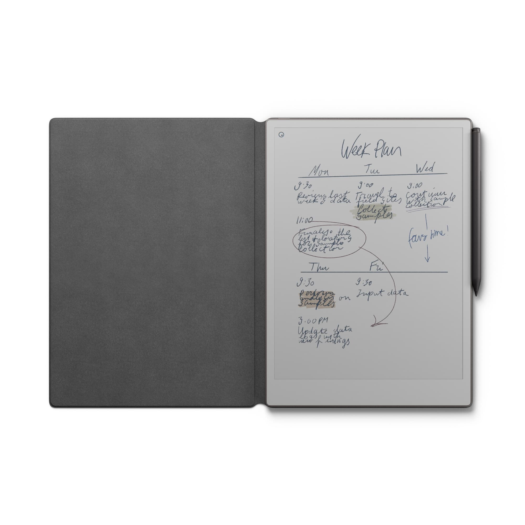 reMarkable Paper Pro Book Folio - The Official Book Folio for keeping your reMarkable Paper Pro & Marker Safe - Polymer Weave - Gray (Cover Only) — view 5