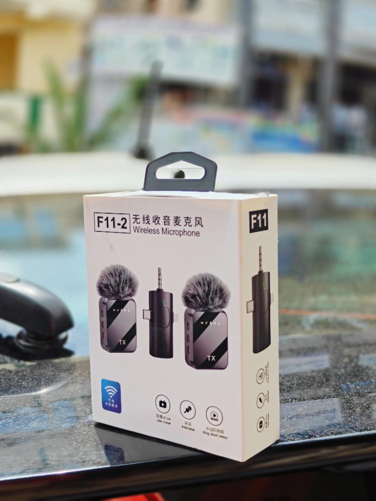 F11-2 3in 1 Wireless Microphone