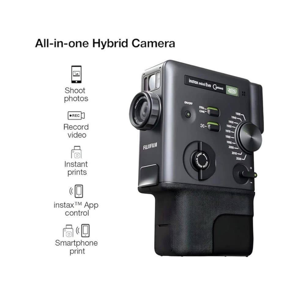 FUJIFILM instax mini Evo Cinema Hybrid Instant Camera — view 2