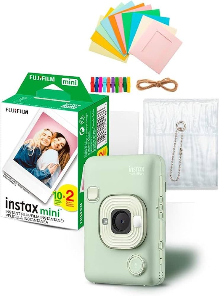 FUJIFILM INSTAX MINI LiPLAY INSTAX CAMERA GIFT BUNDLE — view 5