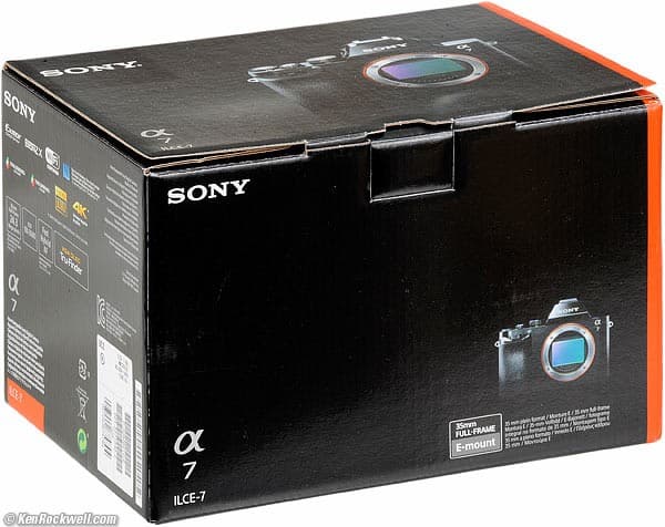 Sony Alpha 7 body — view 2