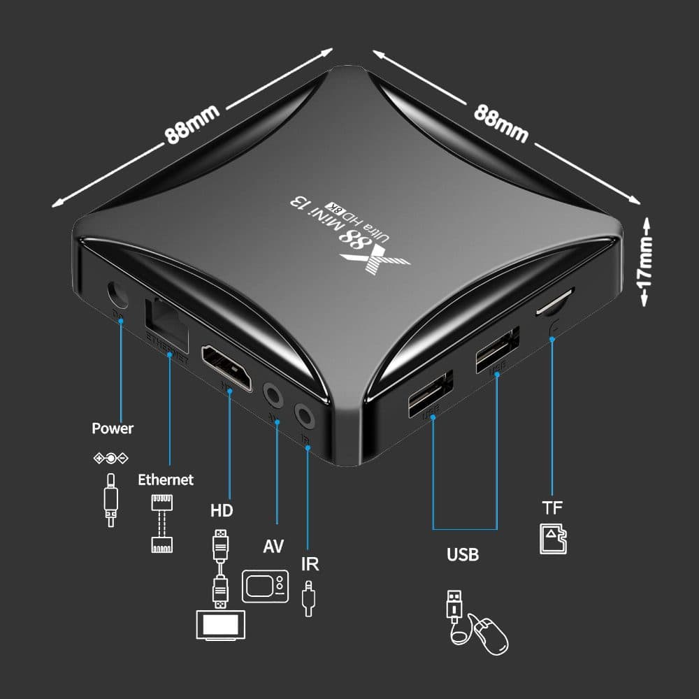 X88 Mini 13 Android Smart TV — view 3