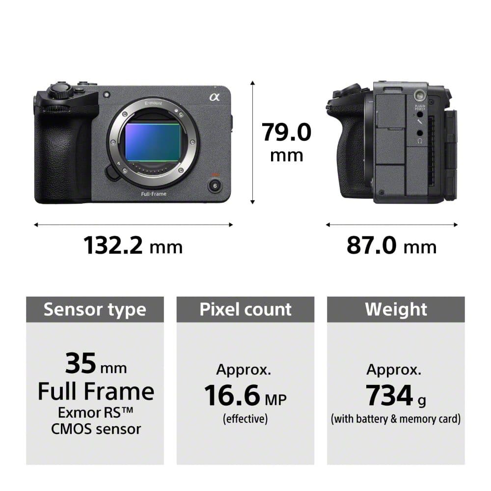 SONY FX5 Cinema Line Full-frame camera — view 8