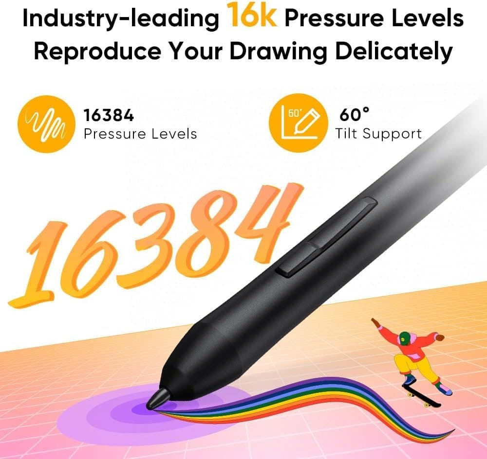 XPPen 6 * 4 inch Drawing Tablet with 16384 Pressure Levels — view 2