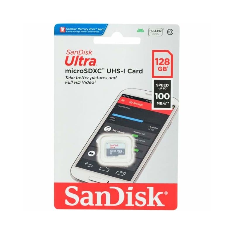 The SanDisk Ultra 128GB microSDXC — view 2