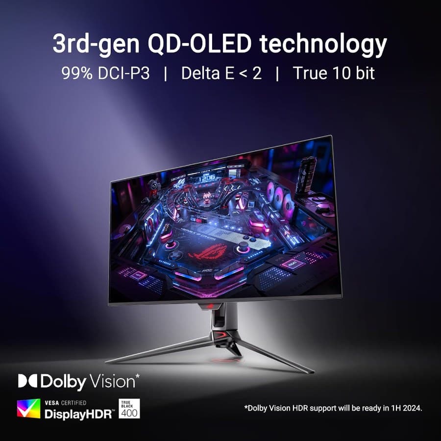 ASUS ROG Swift PG32UCDM3 Gen3 Monitor — view 3