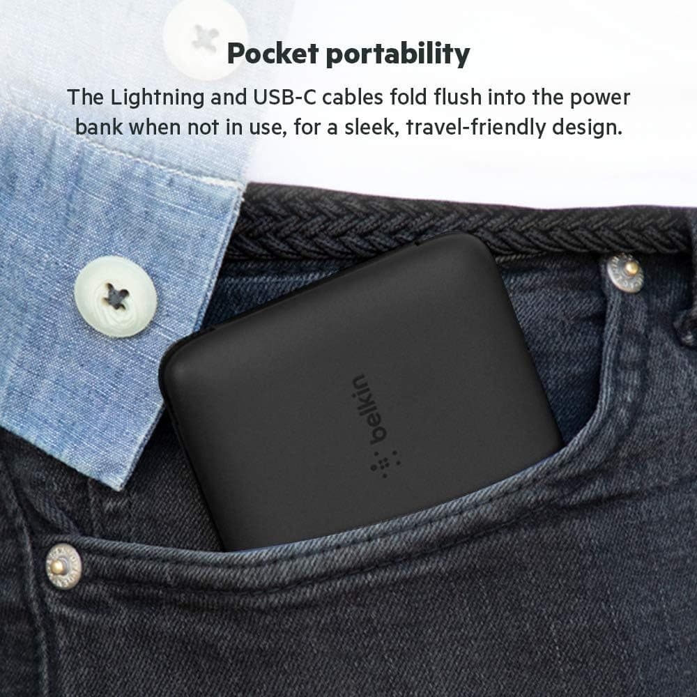 Belkin Boostcharge Plus 10K Portable with 2 cables — view 5