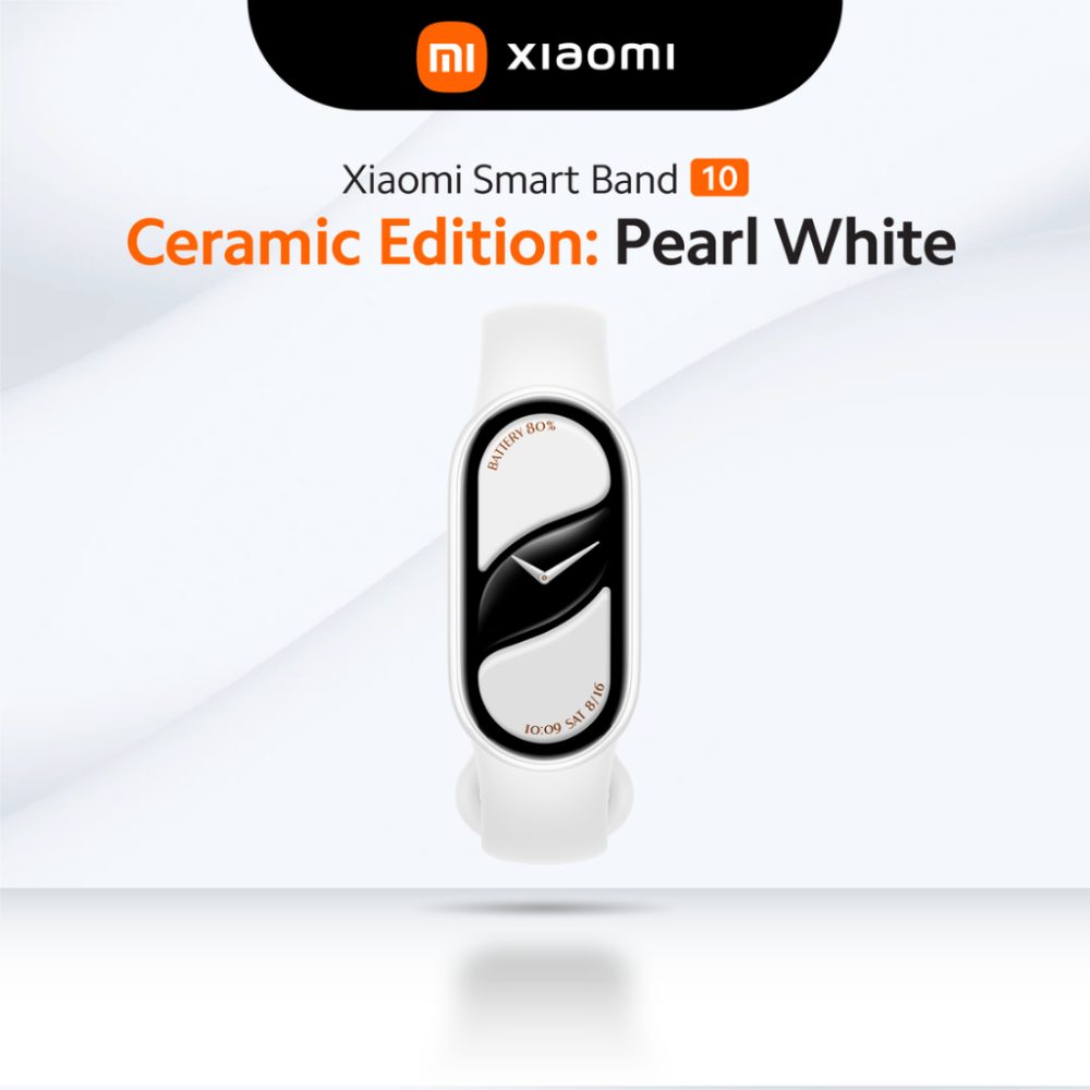 The Xiaomi Smart Band 10 Ceramic Edition