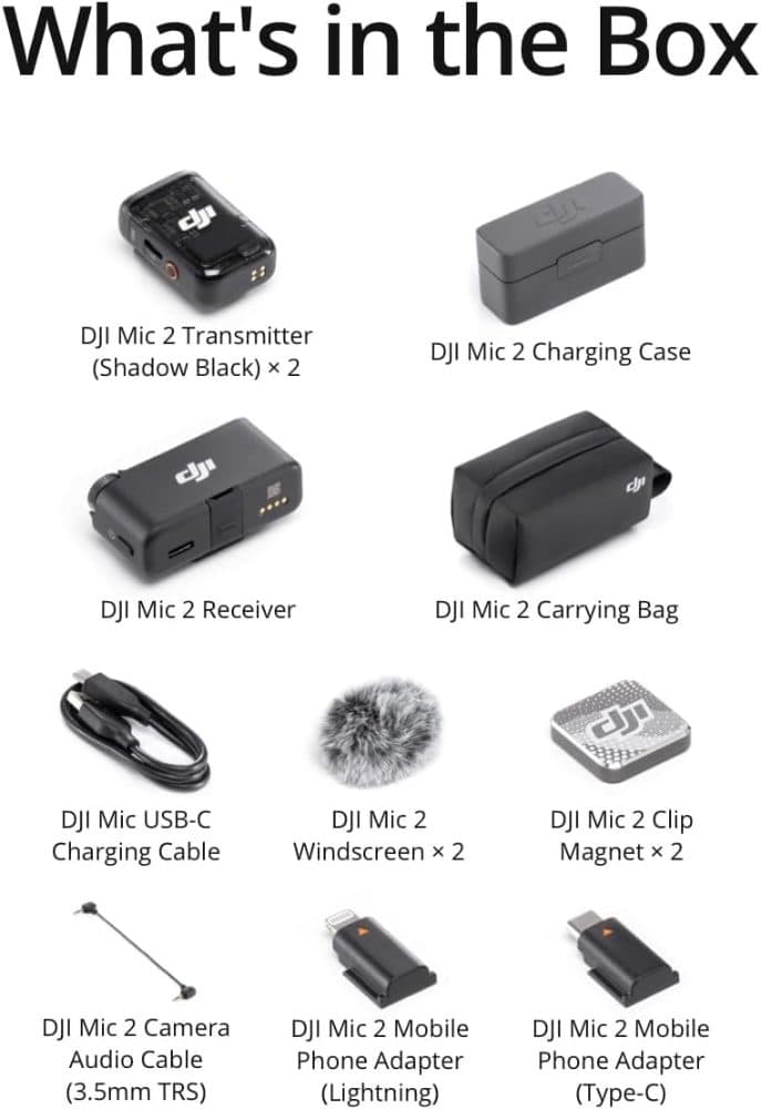 DJI Mic 2 (2 TX + 1 RX + Charging Case) — view 4