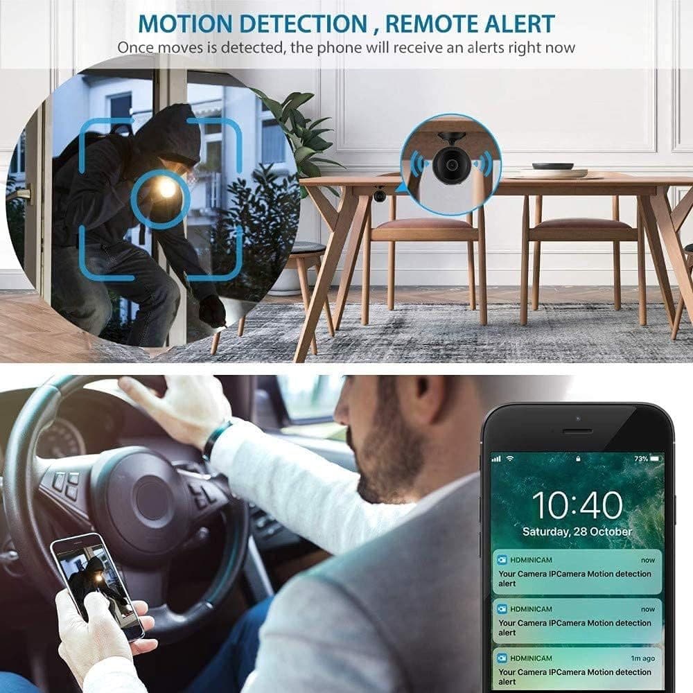 Mini WiFi Hidden Cameras,Wireless Spy Cameras with Video Live Feed — view 7