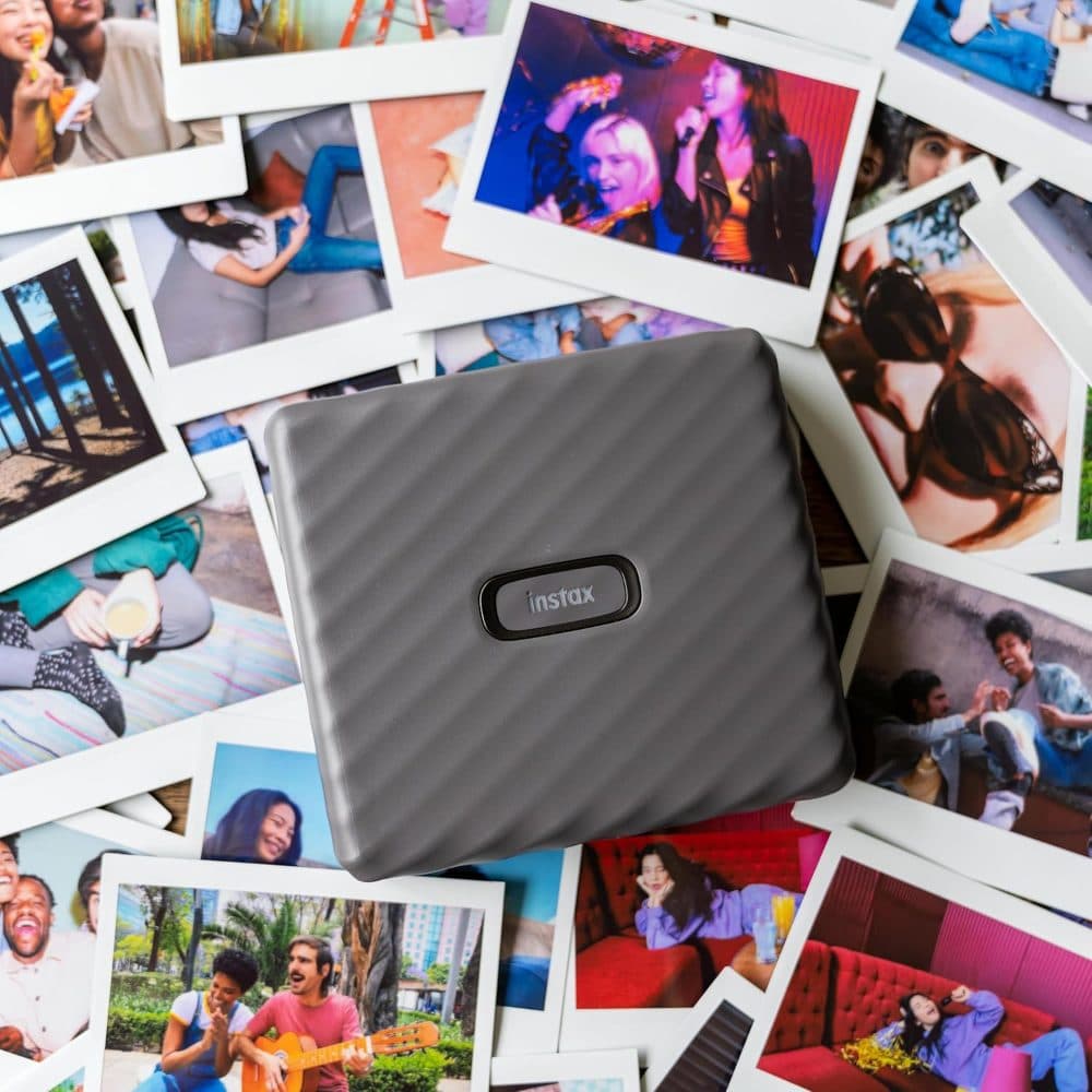 Fujifilm Instax Link Wide Smartphone Printer (Mocha Gray) — view 3