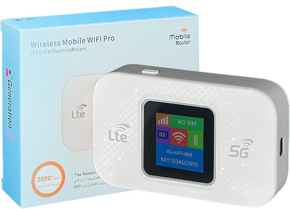 Pro Portable WiFi Router - 5G/4G Mobile WiFi Hotspot — view 2