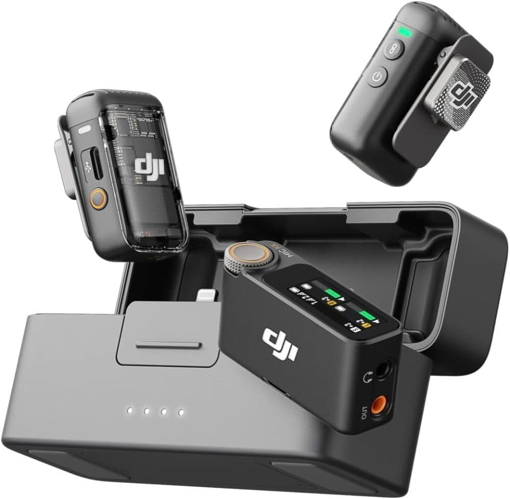 DJI Mic 2 (2 TX + 1 RX + Charging Case) — view 1