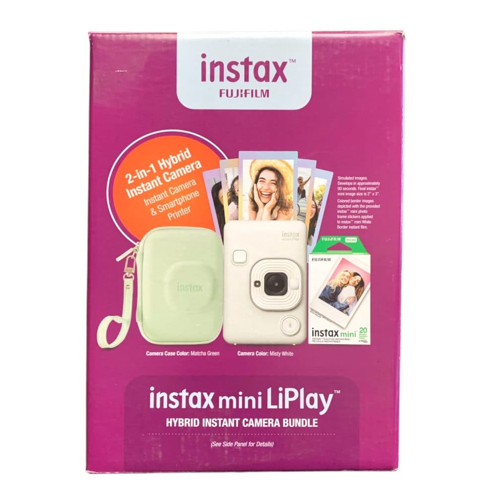 FUJIFILM INSTAX MINI LiPLAY INSTAX CAMERA GIFT BUNDLE — view 1