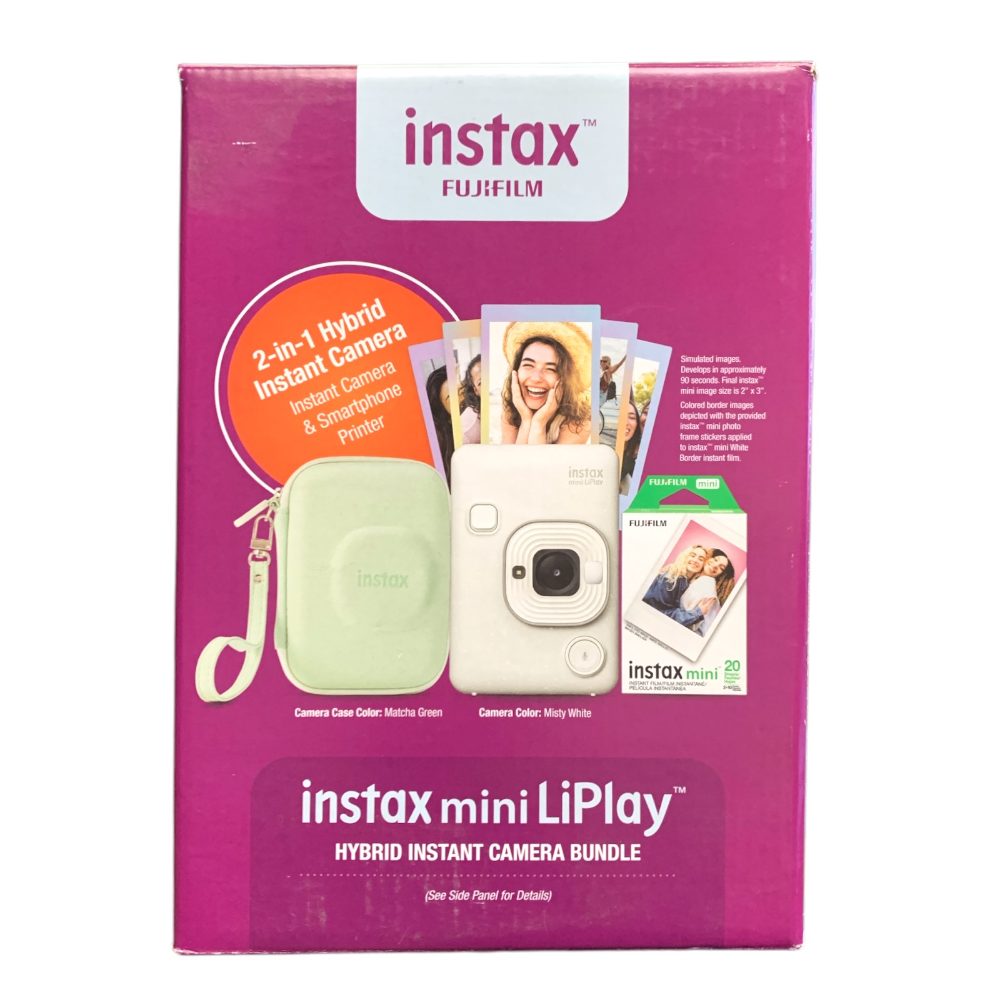 FUJIFILM INSTAX MINI LiPLAY INSTAX CAMERA GIFT BUNDLE