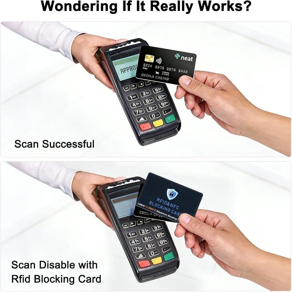 RFID Blocking Card, Debit Credit Card Protector — view 6