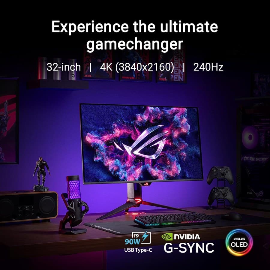 ASUS ROG Swift PG32UCDM3 Gen3 Monitor — view 2