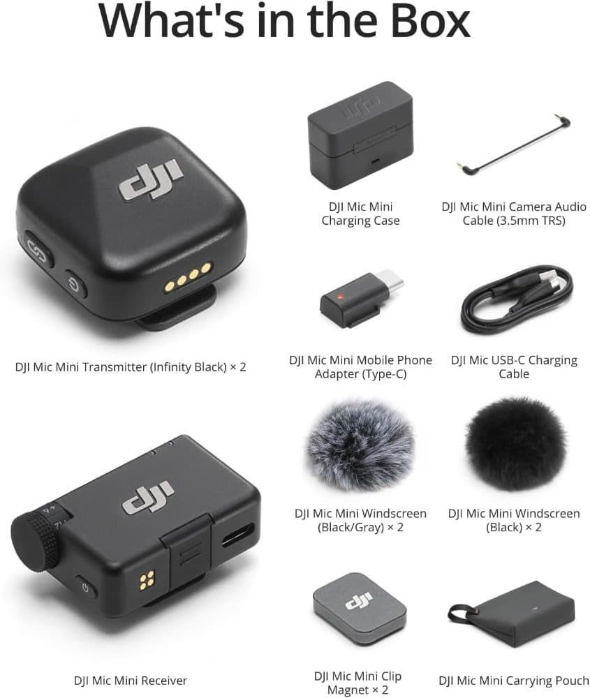 DJI Mic Mini (2TX+1RX+Charging Case) — view 6