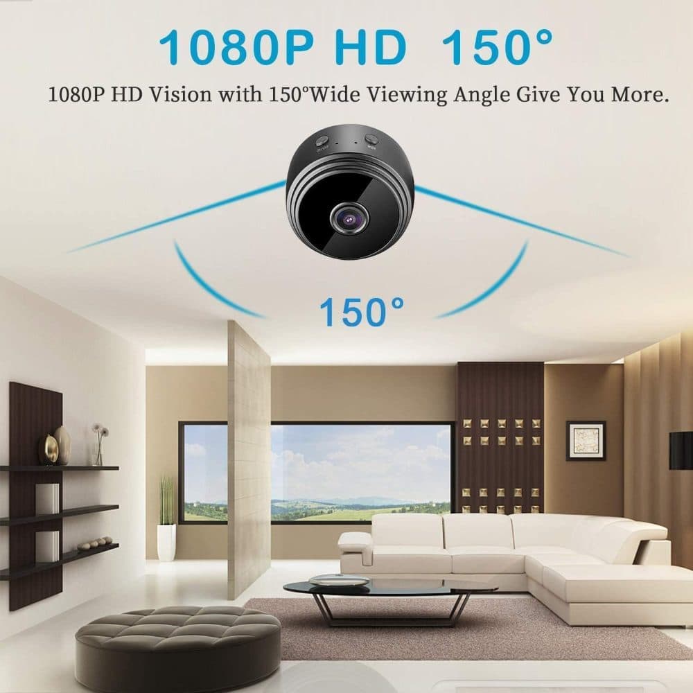 Mini WiFi Hidden Cameras,Wireless Spy Cameras with Video Live Feed — view 6