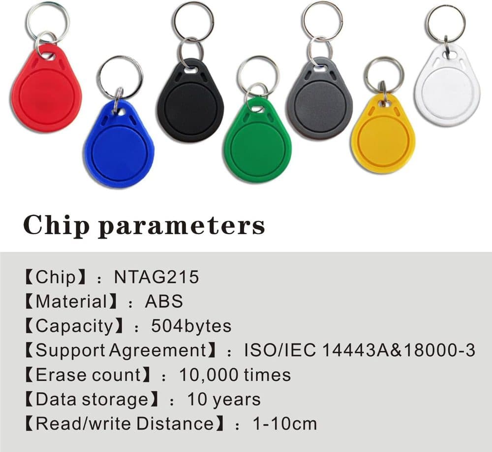 NFC Tag Ntag215 NFC Chip NFC Keyfob — view 4