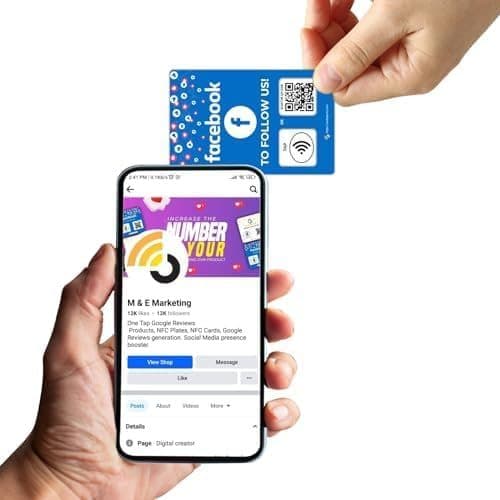 Cards Contactless review card | NFC Card | Unlimited Use (5-Pack Social Cards) — view 8