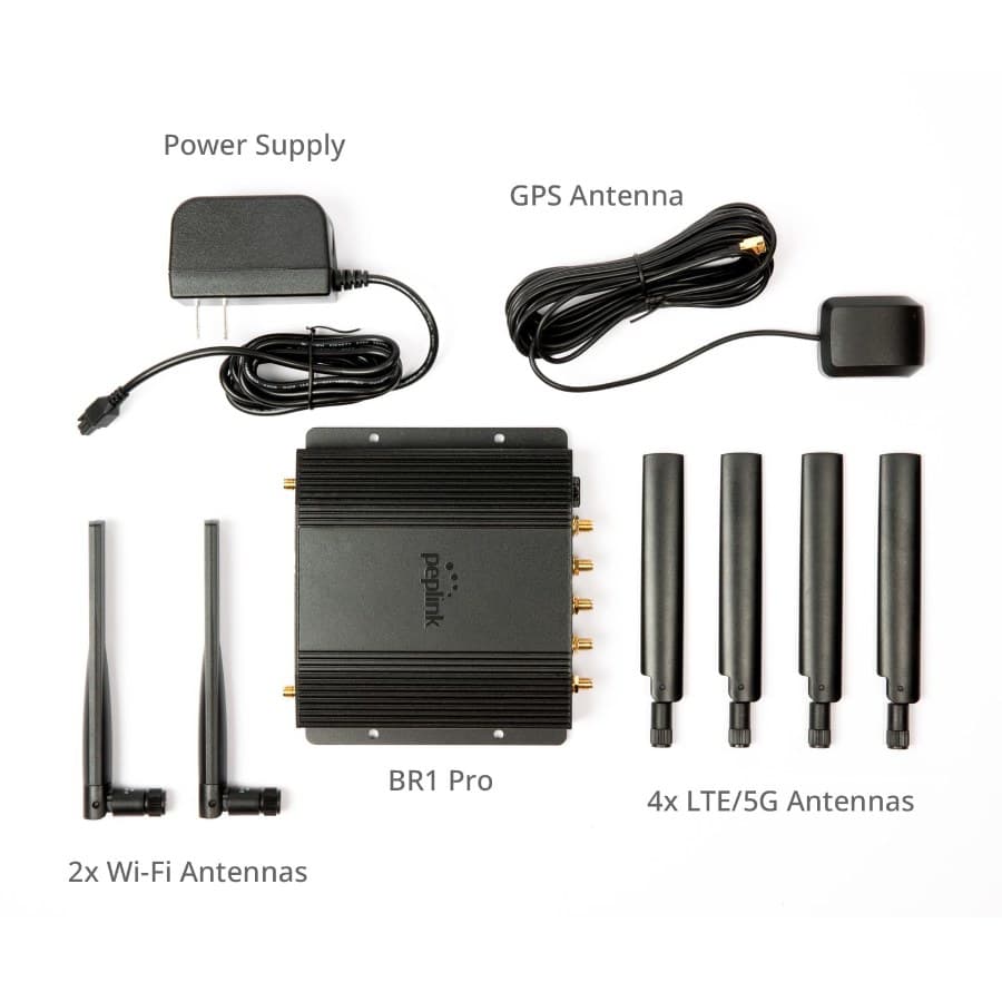 Peplink MAX BR1 Pro 5G | All-In-One 5G Solution | Wi-Fi 6 | 2x2 MU-MIMO | MAX-BR1-PRO-5GH-T-PRM,dual band — view 2