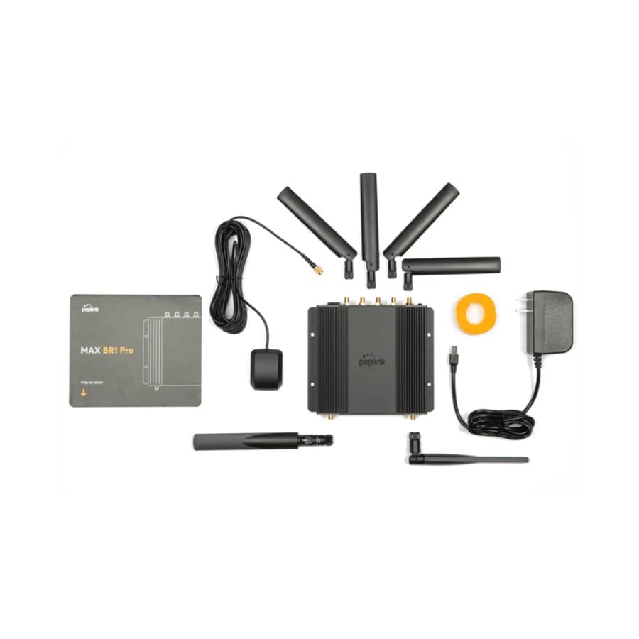 Peplink MAX BR1 Pro 5G | All-In-One 5G Solution | Wi-Fi 6 | 2x2 MU-MIMO | MAX-BR1-PRO-5GH-T-PRM,dual band — view 1