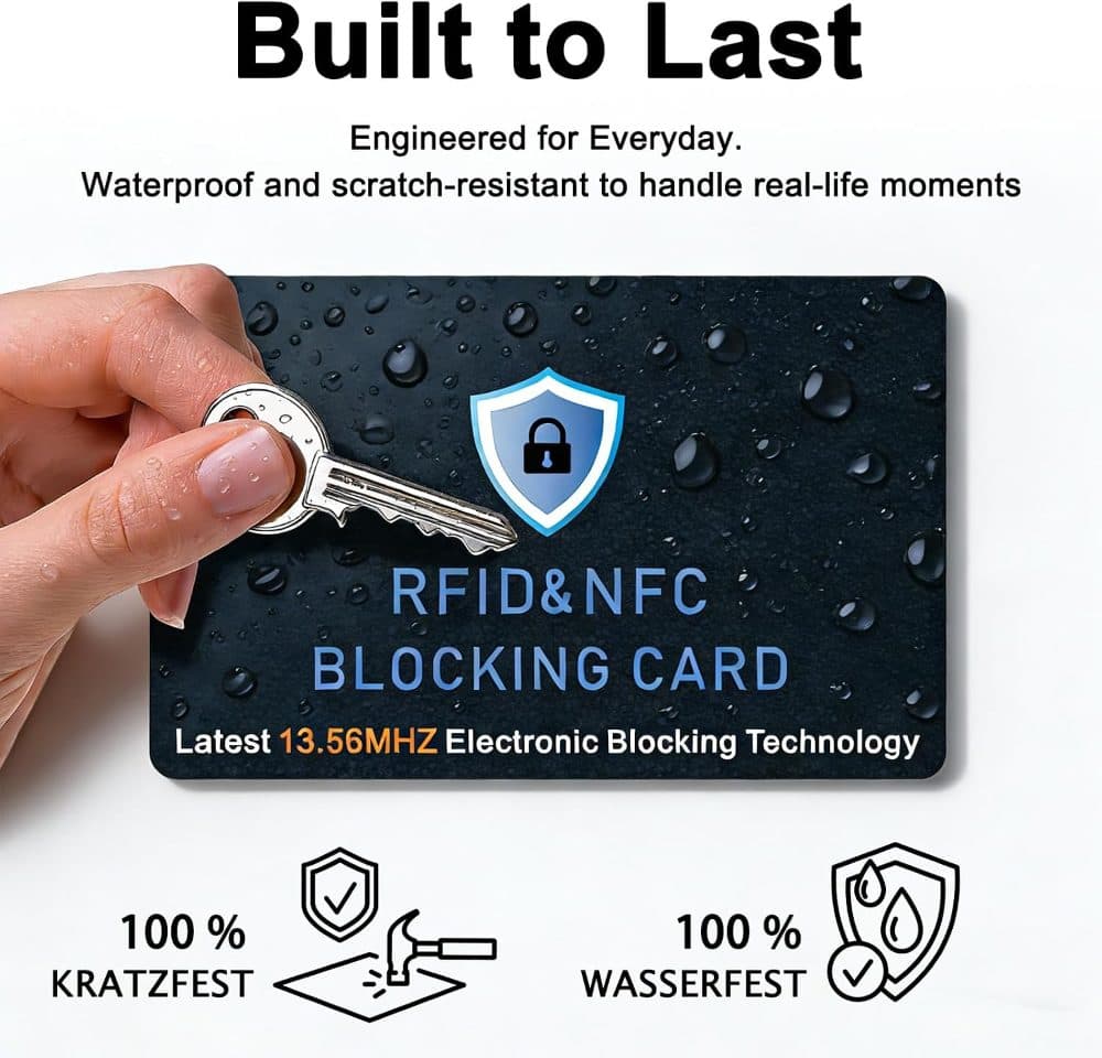 RFID Blocking Card, Debit Credit Card Protector — view 7