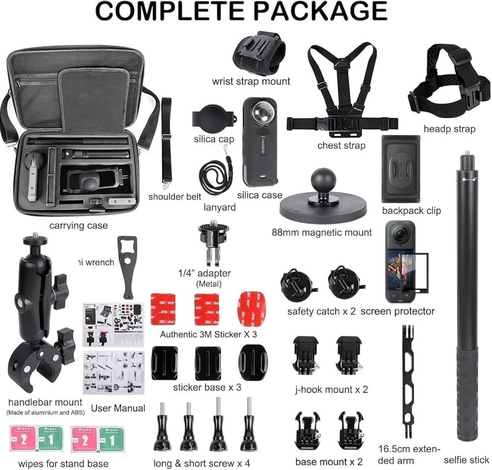 PellKing Accessories Kit for Insta360 X5 — view 2