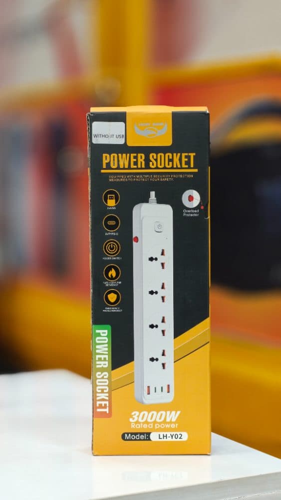 LH-Y02 Power Socket Extension Strip — view 2