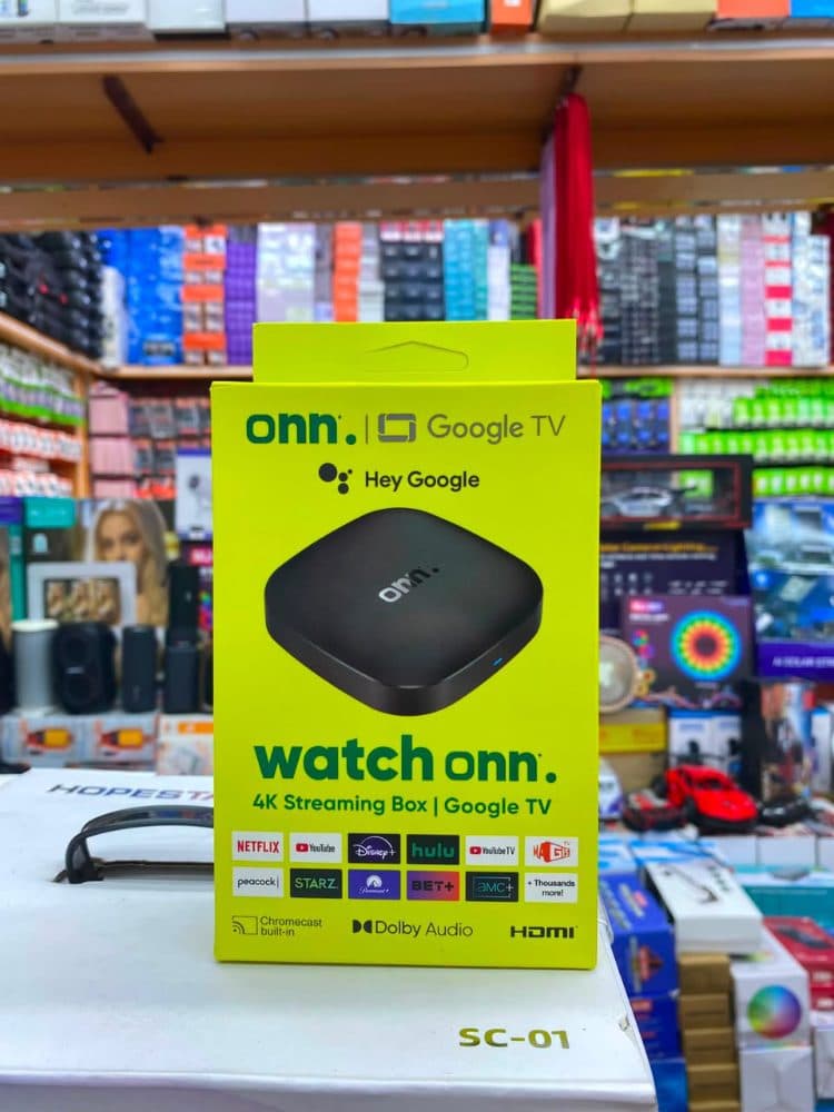 onn. Google TV 4K Pro Streaming Box — view 3