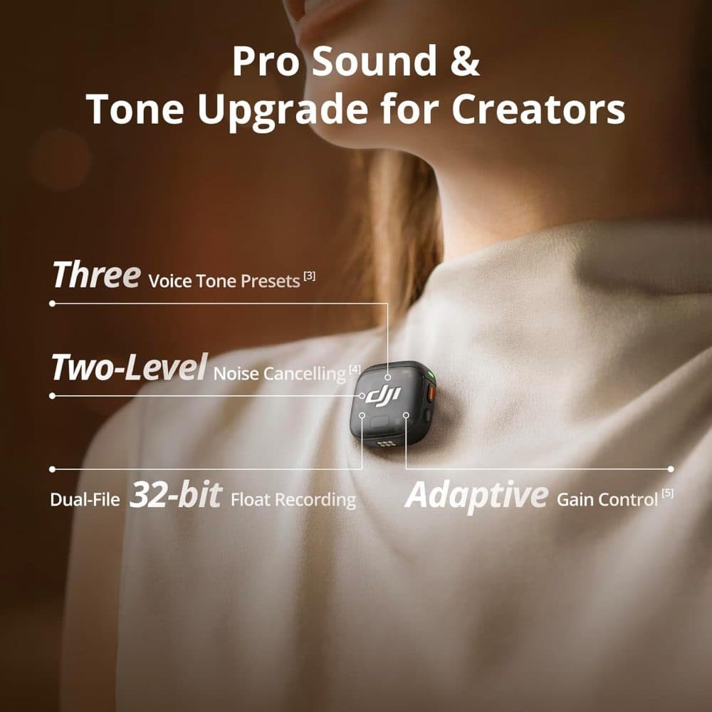 DJI Mic 3 (2 TX + 1 RX + Charging Case) — view 4
