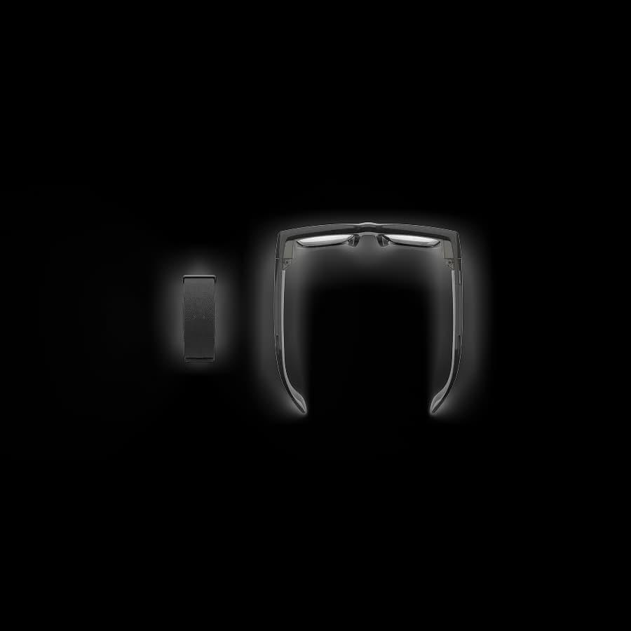 Meta Ray-Ban Display Glasses & Meta Neural Band - Shiny Black, Transitions Lenses — view 4