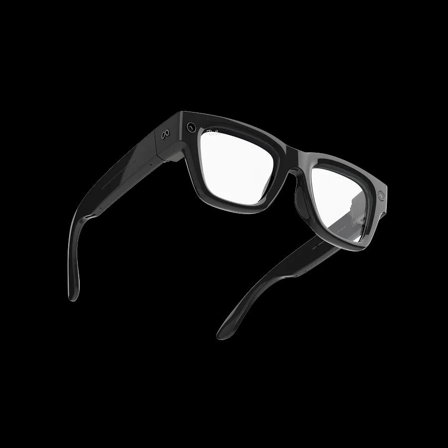 Meta Ray-Ban Display Glasses & Meta Neural Band - Shiny Black, Transitions Lenses — view 2