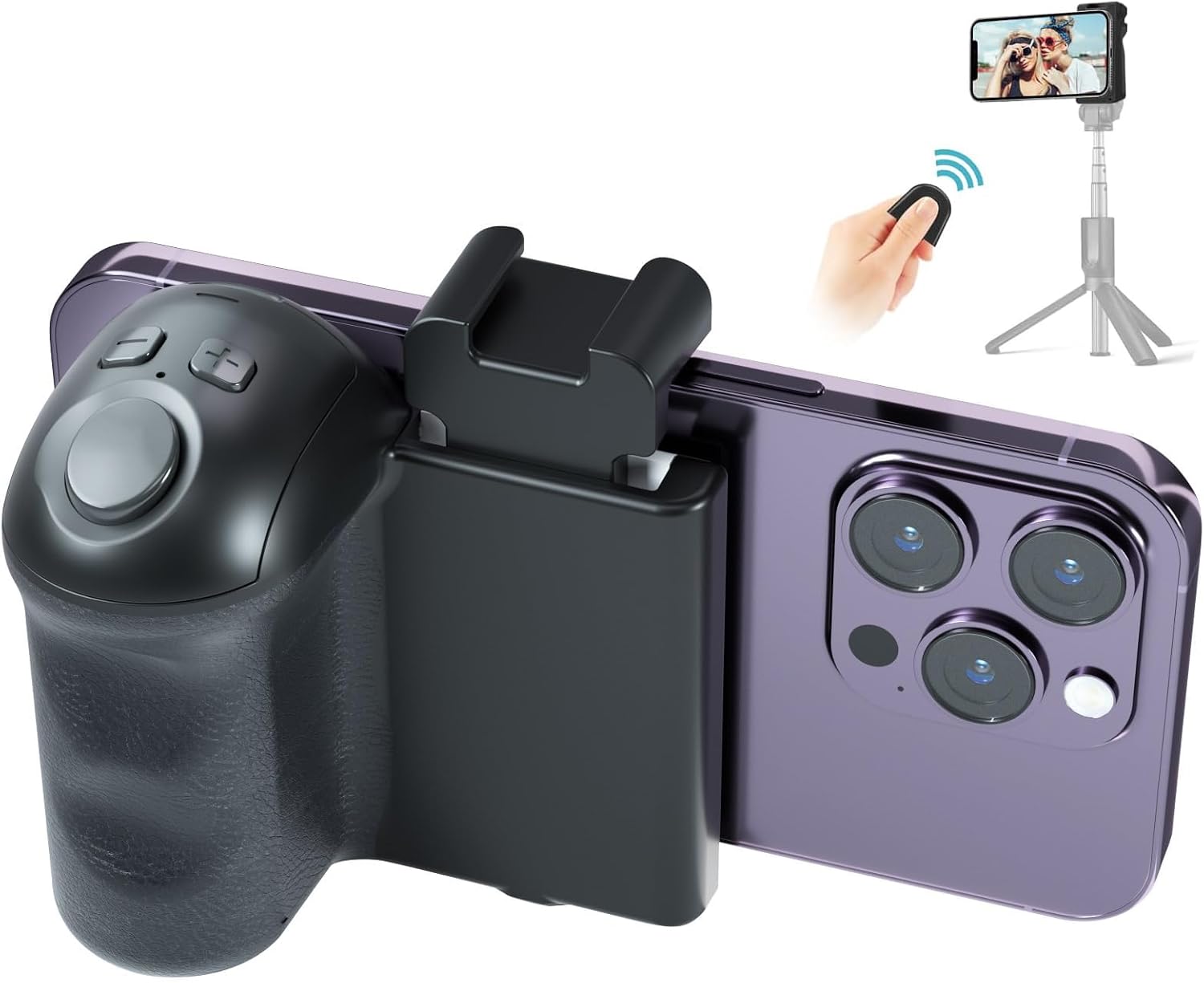 TERRIFI Phone Camera Grip with Zoom Remote