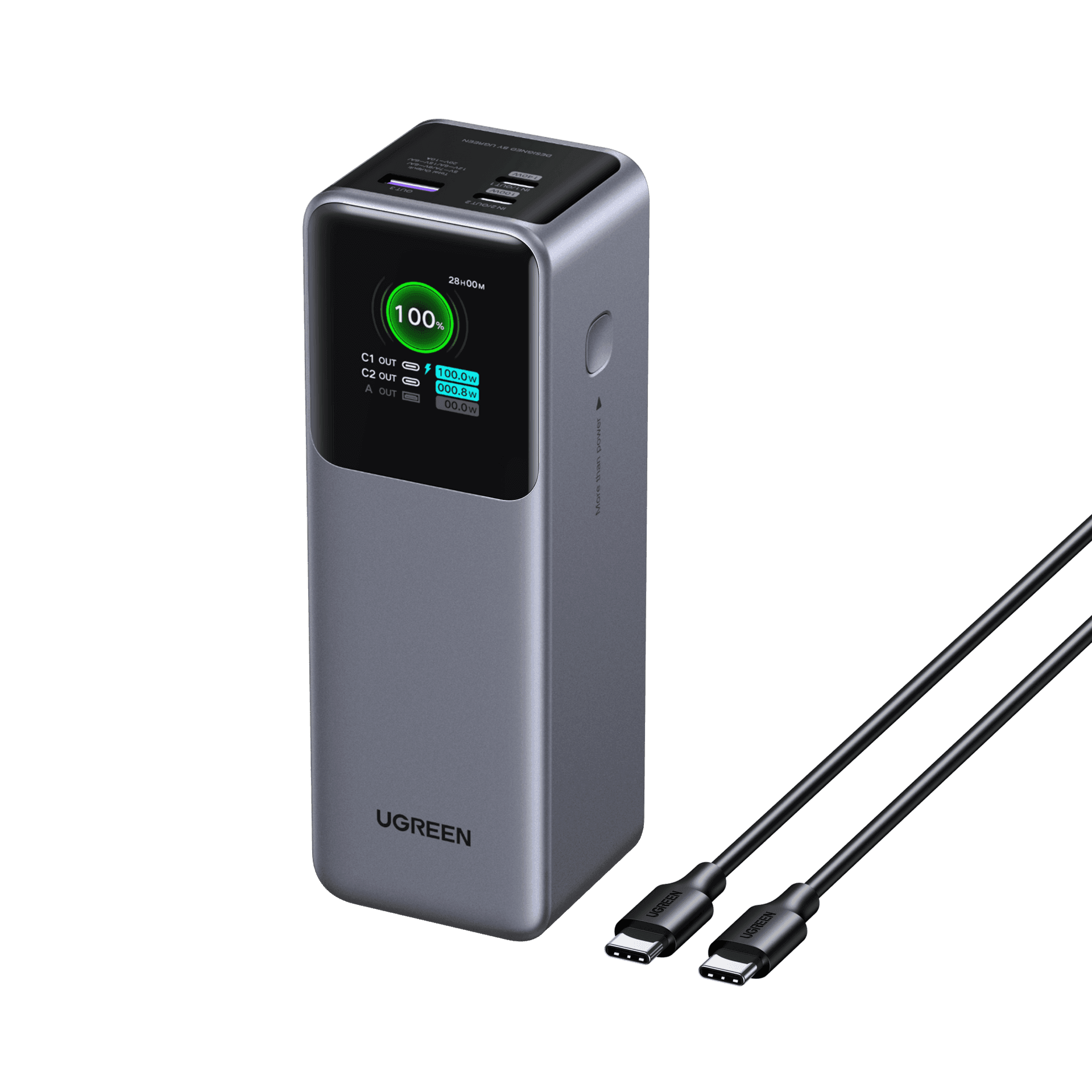 UGREEN Power Bank 25000mAh 200W Fast Portable Charger for Dual Laptops — view 1