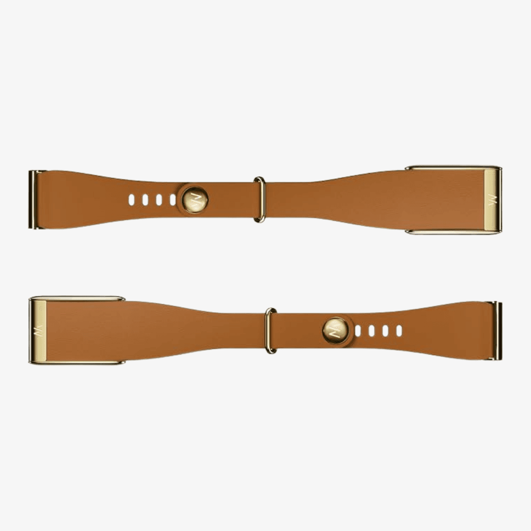 WHOOP LeatherLuxe Band – Compatible with 5.0, One, & Peak – Genuine Italian Leather Accessory – Not Compatible with Gen 4 — view 1